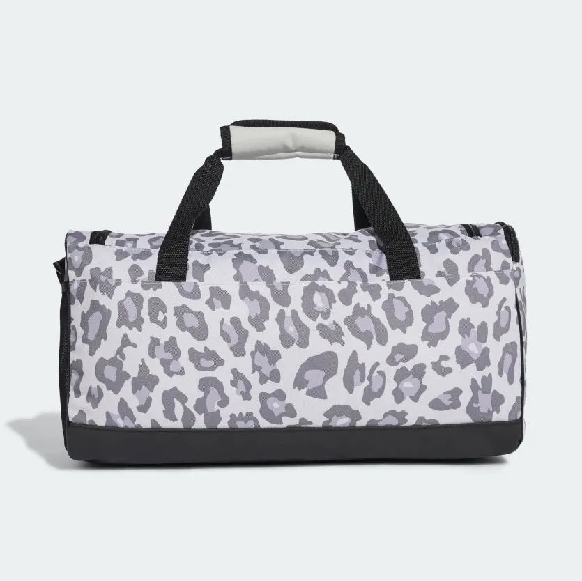 Adidas Linear Leopard Duffel Bag Small Grey GE1231