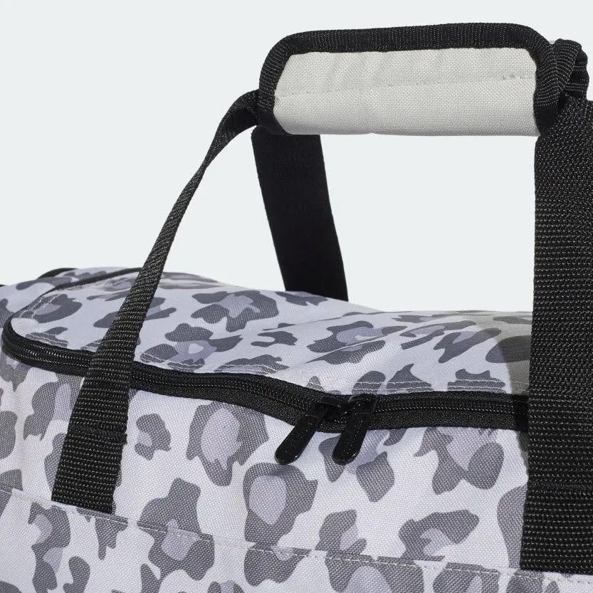 Adidas Linear Leopard Duffel Bag Small Grey GE1231