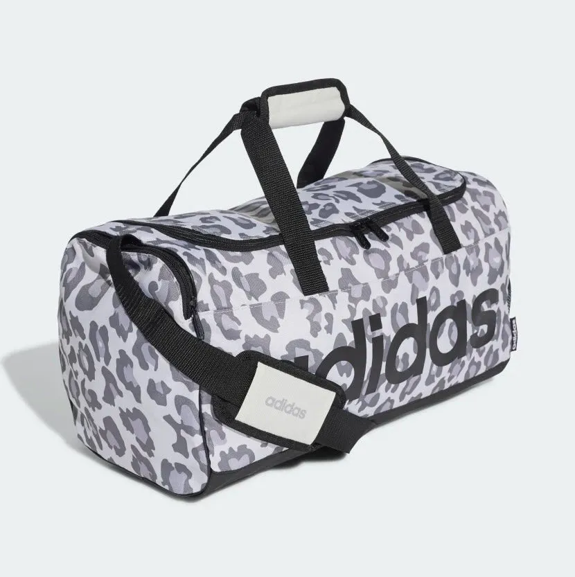 Adidas Linear Leopard Duffel Bag Small Grey GE1231
