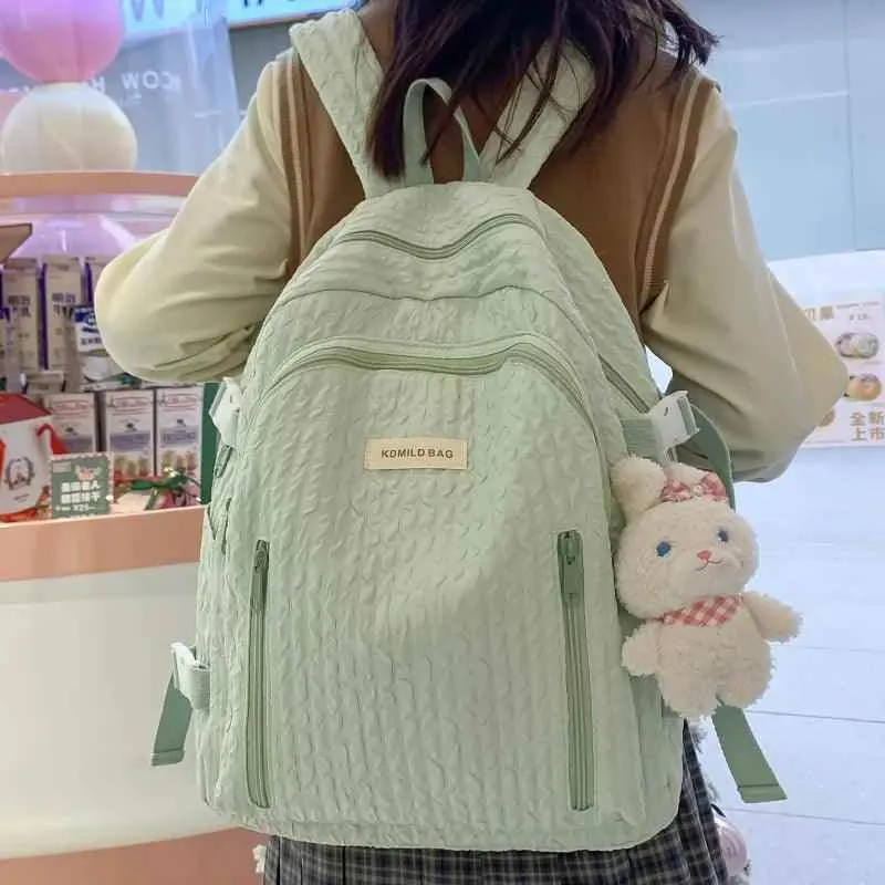 BCB248 Cool Backpack - Kawaii Nylon Laptop Book Bag