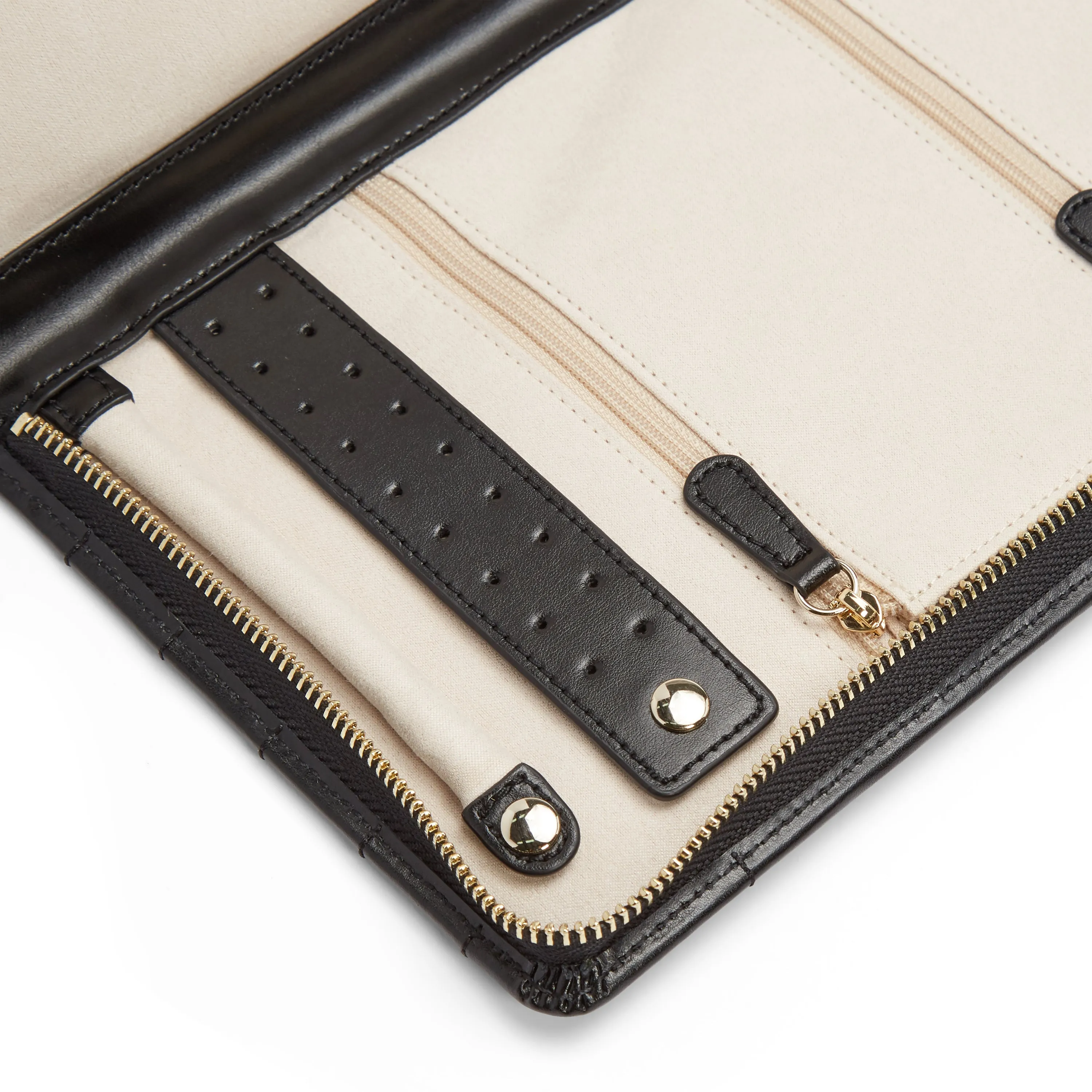 Caroline Large Jewelry Portfolio  Black