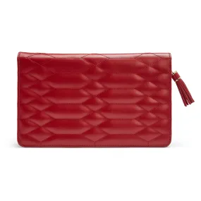 Caroline Large Jewelry Portfolio  Red