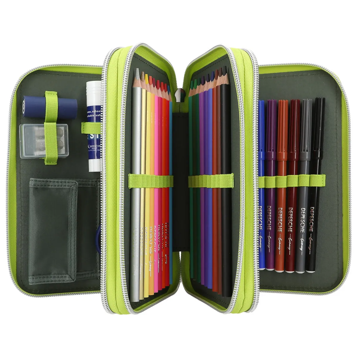 Depesche Dino World Triple Pencil Case Danger