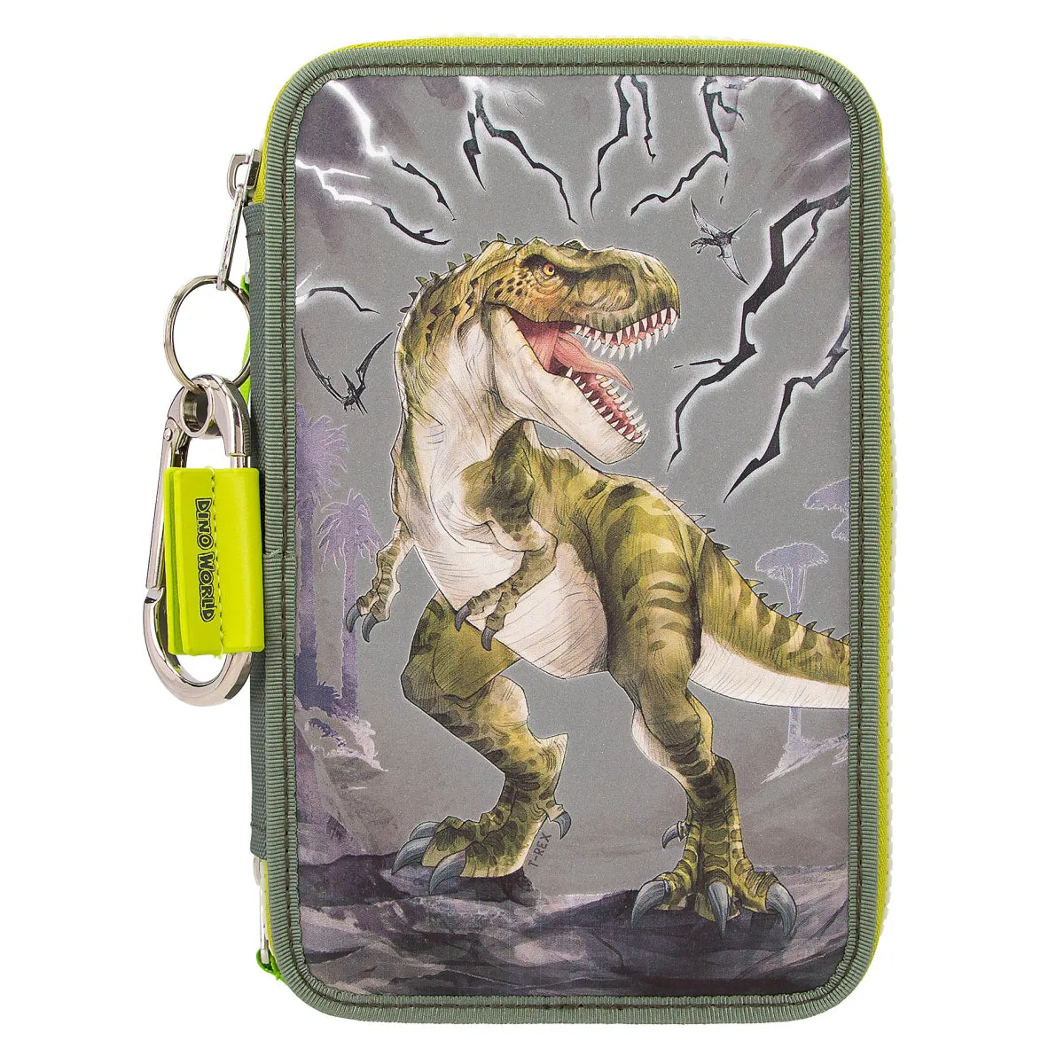 Depesche Dino World Triple Pencil Case Danger