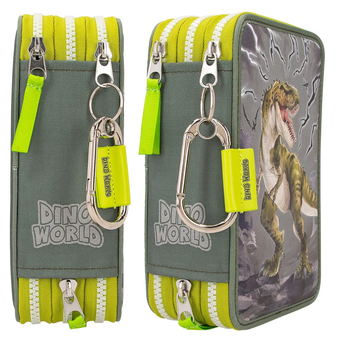 Depesche Dino World Triple Pencil Case Danger