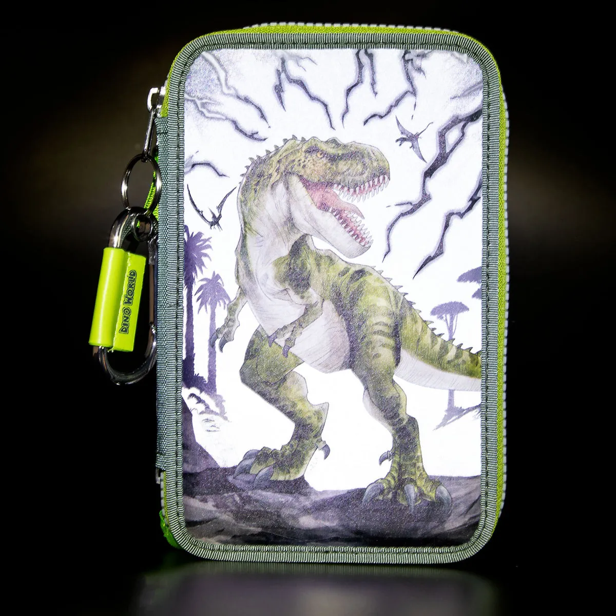Depesche Dino World Triple Pencil Case Danger