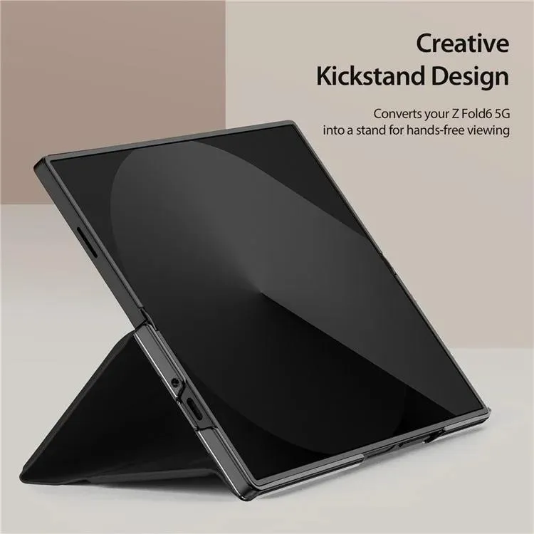 Dux Ducis Bril Leather Case Cover with Pen Holder for Samsung Galaxy Z Fold6 5G - Black