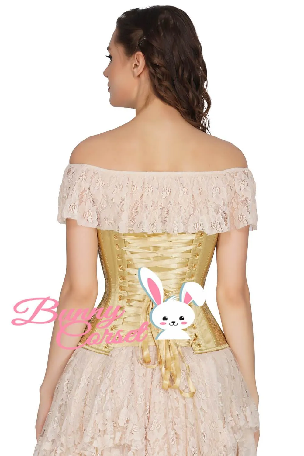 Madeleina Mesh Sequin Corset