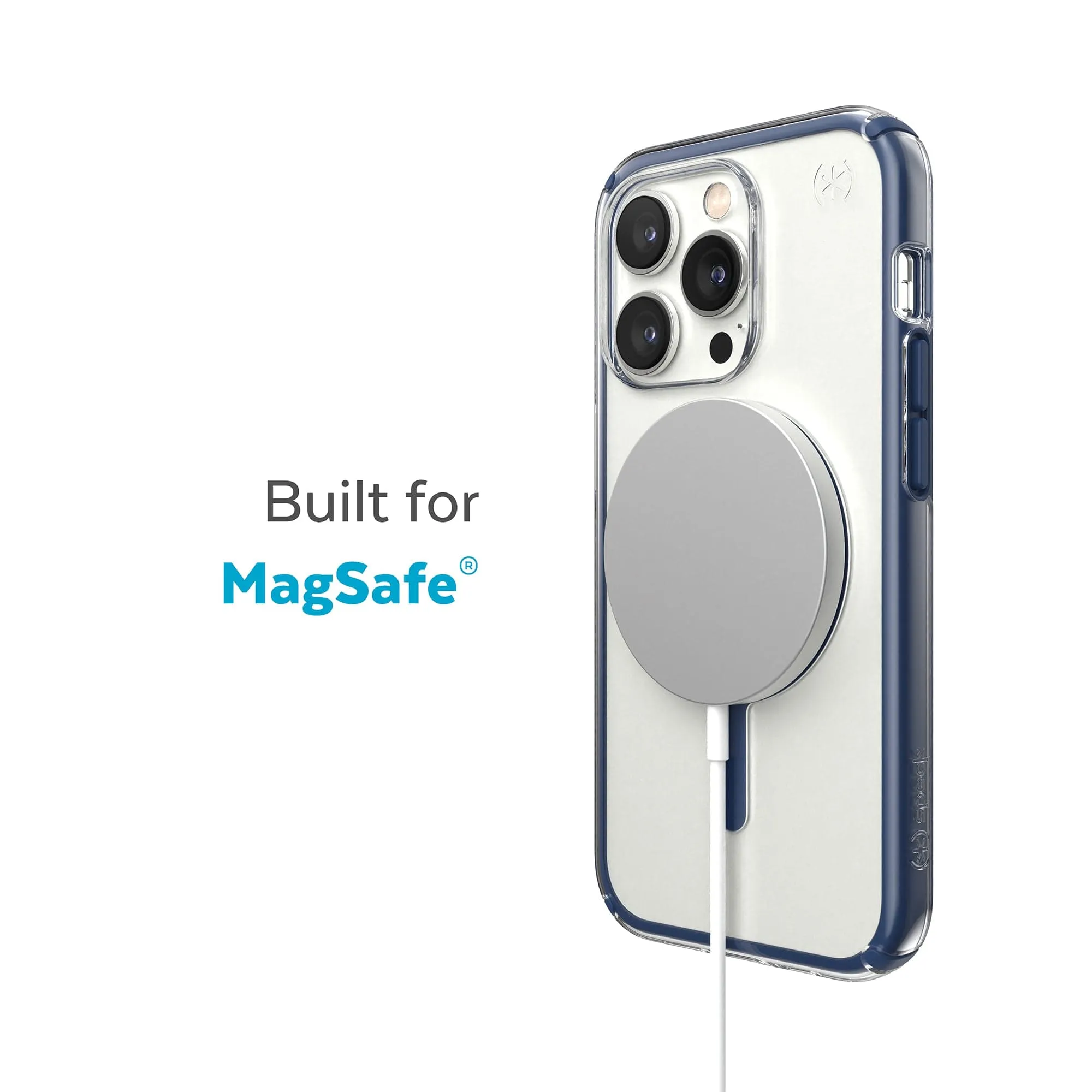 Presidio Perfect-Clear with Impact Geometry MagSafe iPhone 14 Pro Max Cases