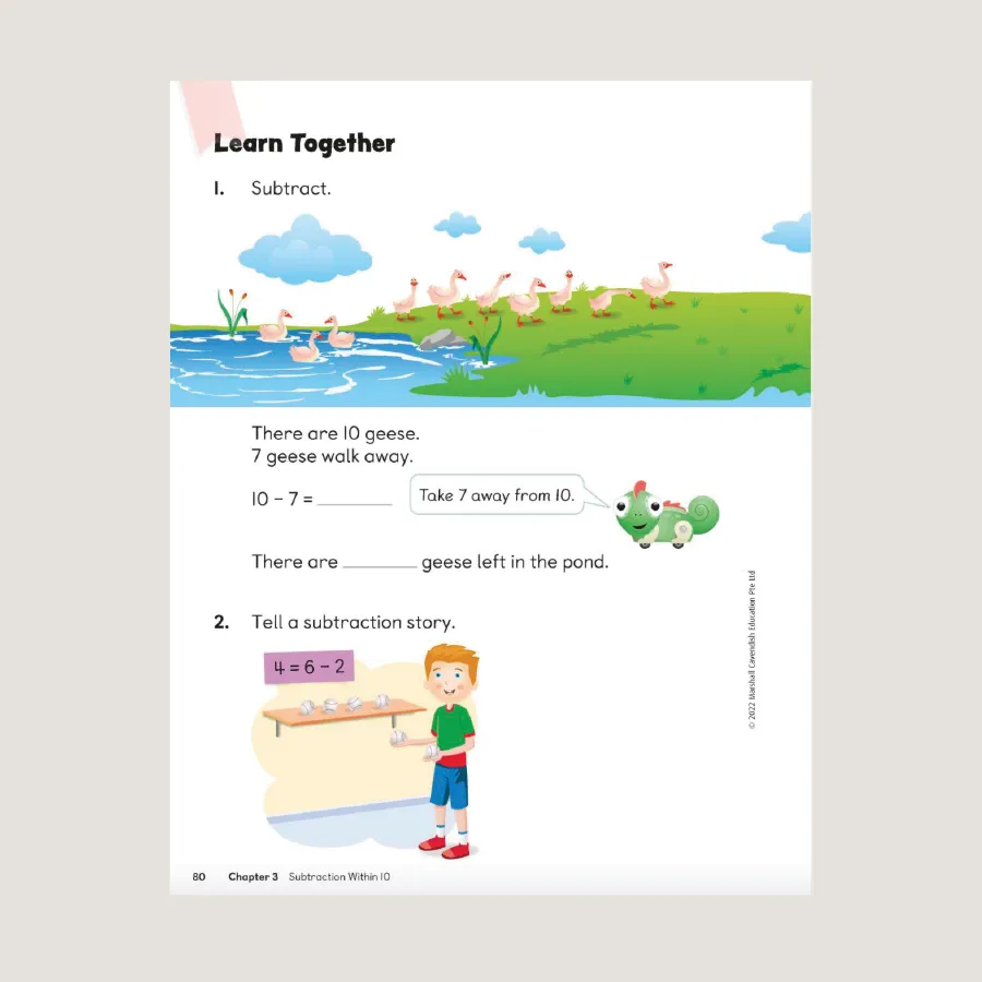 Primary Mathematics Student Book 1A (2022 Edition) - Blemished