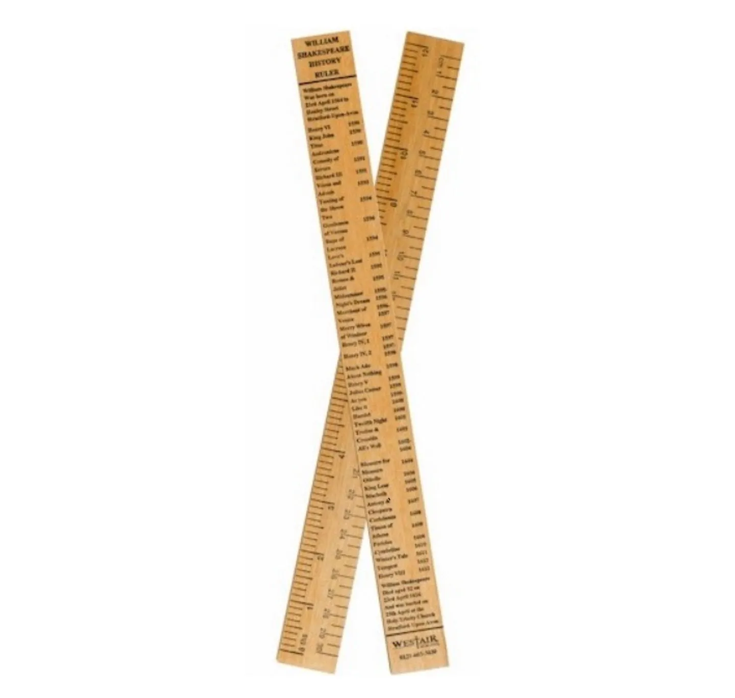 Ruler: Shakespeare
